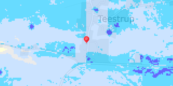 Grundvandsdybder på Teestrup Bygade 5