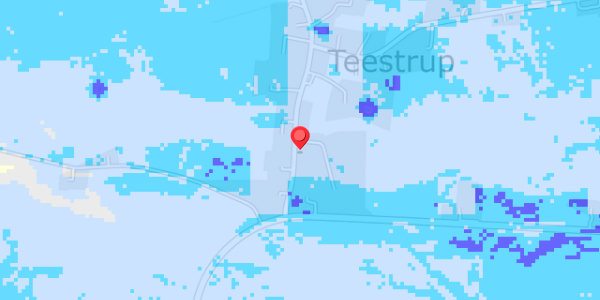 Grundvandsdybder på Teestrup Bygade 8