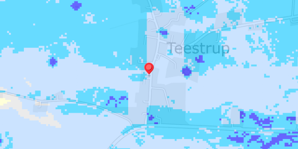Grundvandsdybder på Teestrup Bygade 9