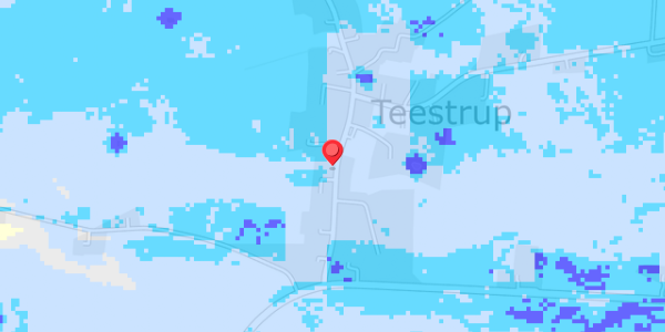 Grundvandsdybder på Teestrup Bygade 11