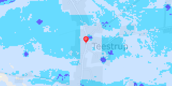 Grundvandsdybder på Teestrup Bygade 19