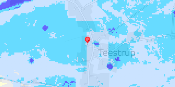 Grundvandsdybder på Teestrup Bygade 23