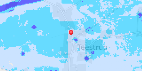 Grundvandsdybder på Teestrup Bygade 27