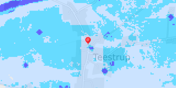 Grundvandsdybder på Teestrup Bygade 28