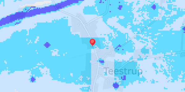 Grundvandsdybder på Teestrup Bygade 31