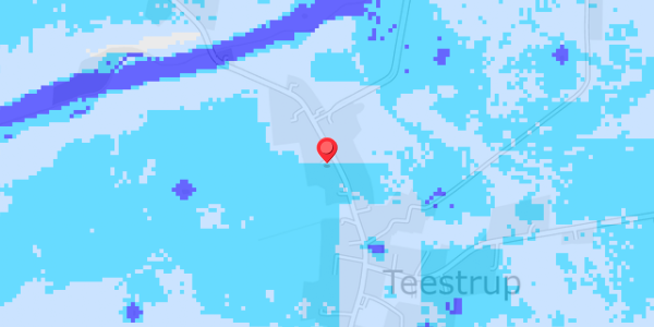 Grundvandsdybder på Teestrup Bygade 33