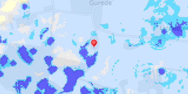 Grundvandsdybder på Lindebjergvej 15