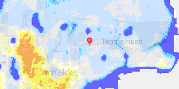 Grundvandsdybder på Tempelvej 22