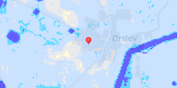 Grundvandsdybder på Solbjergvej 54