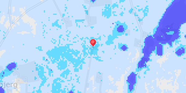 Grundvandsdybder på Solbjergvej 55
