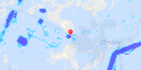 Grundvandsdybder på Solbjergvej 61