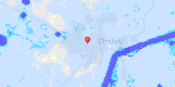 Grundvandsdybder på Solbjergvej 64