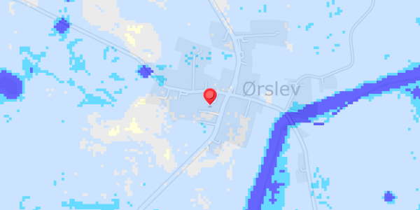 Grundvandsdybder på Solbjergvej 66