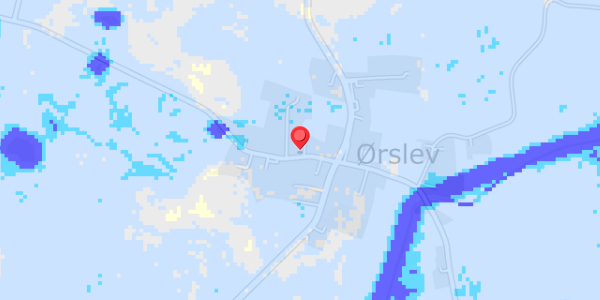 Grundvandsdybder på Solbjergvej 73