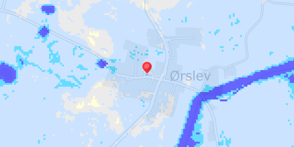Grundvandsdybder på Solbjergvej 75