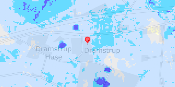 Grundvandsdybder på Dramstrup 1