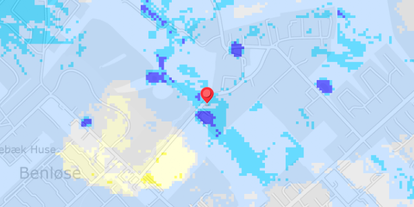 Grundvandsdybder på Benløse By 33A