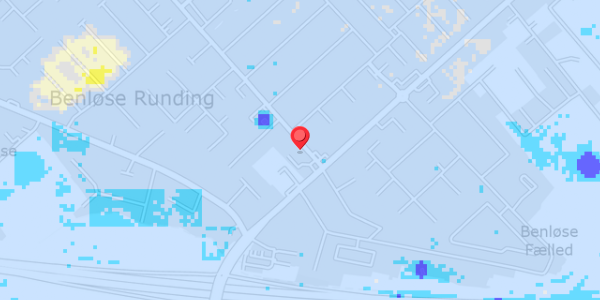 Grundvandsdybder på Fredensvej 1A