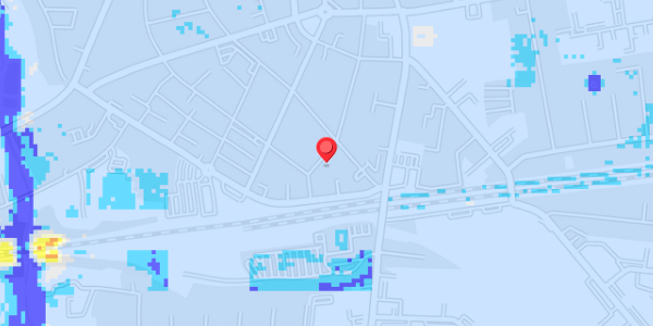 Grundvandsdybder på Harhoffs Alle 39