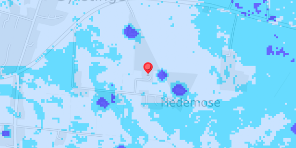 Grundvandsdybder på Hedemosen 23