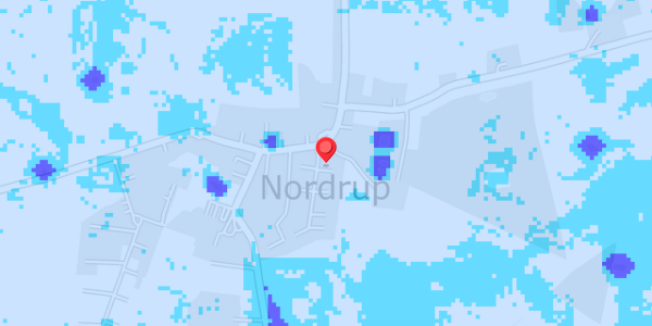 Grundvandsdybder på Nordrupby 1