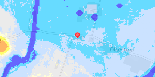 Grundvandsdybder på Ottestrupvej 73