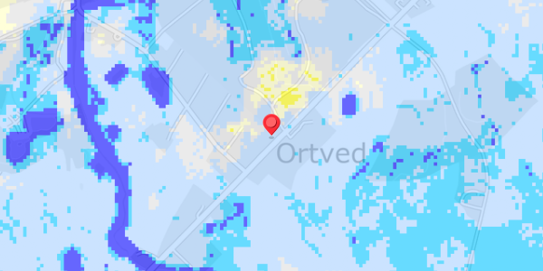 Grundvandsdybder på Roskildevej 489