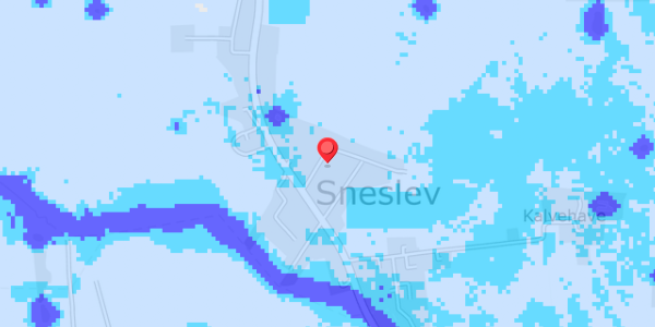 Grundvandsdybder på Sneslev Stationsvej 8