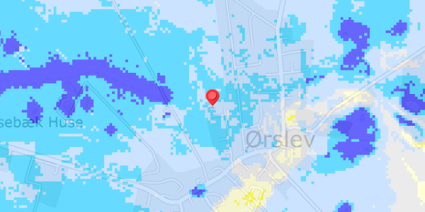 Grundvandsdybder på Steenagerhuse 57