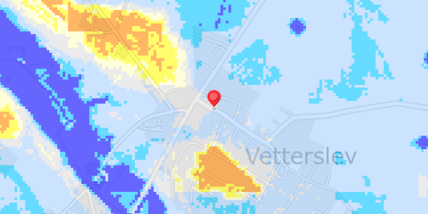 Grundvandsdybder på Vetterslev Bygade 5