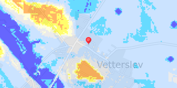 Grundvandsdybder på Vetterslev Bygade 7