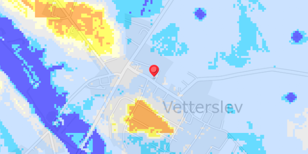 Grundvandsdybder på Vetterslev Bygade 11