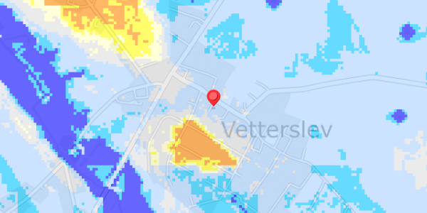 Grundvandsdybder på Vetterslev Bygade 18