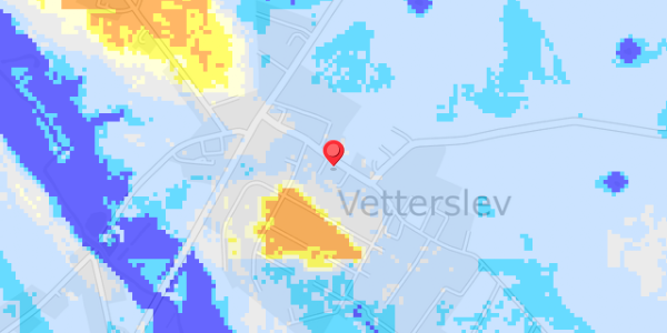 Grundvandsdybder på Vetterslev Bygade 20