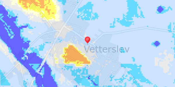 Grundvandsdybder på Vetterslev Bygade 26