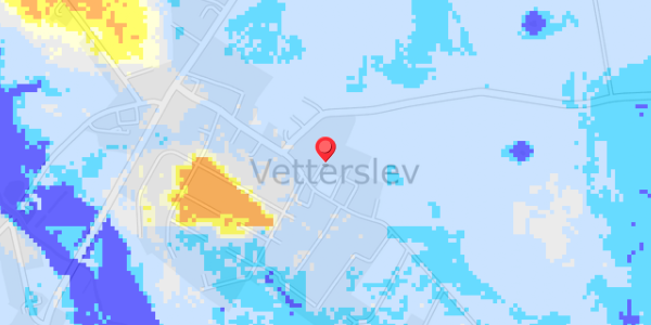 Grundvandsdybder på Vetterslev Bygade 27