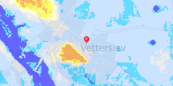 Grundvandsdybder på Vetterslev Bygade 28