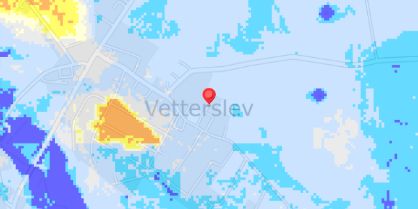 Grundvandsdybder på Vetterslev Bygade 29
