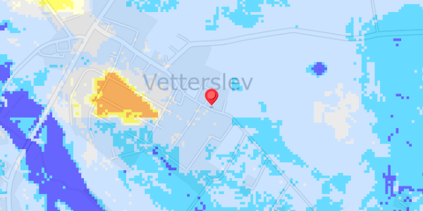 Grundvandsdybder på Vetterslev Bygade 35