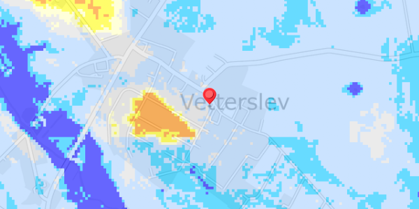 Grundvandsdybder på Vetterslev Bygade 36