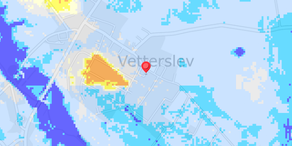 Grundvandsdybder på Vetterslev Bygade 38