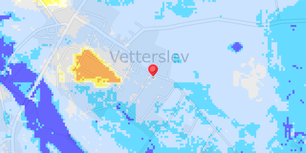 Grundvandsdybder på Vetterslev Bygade 44