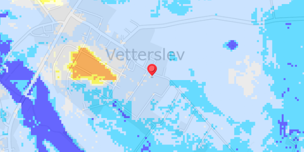 Grundvandsdybder på Vetterslev Bygade 46