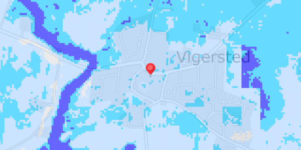 Grundvandsdybder på Vigersted Bygade 4