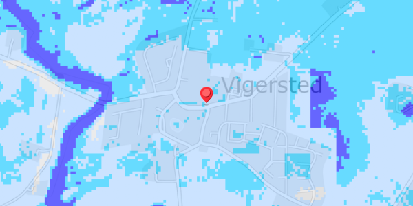 Grundvandsdybder på Vigersted Bygade 11