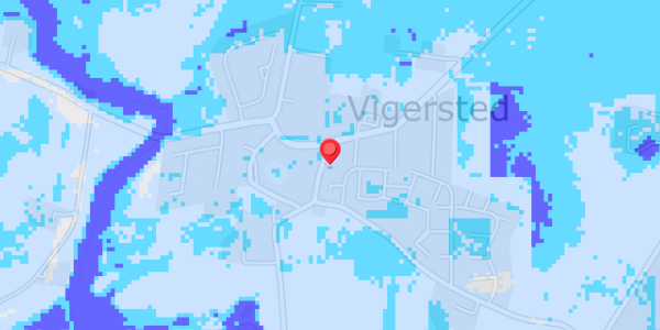 Grundvandsdybder på Vigersted Bygade 17