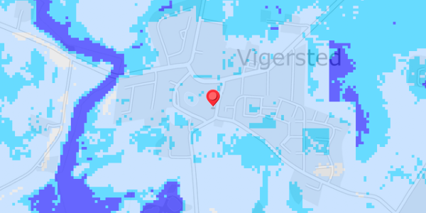Grundvandsdybder på Vigersted Bygade 22