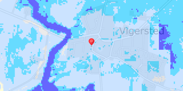 Grundvandsdybder på Vigersted Bygade 41