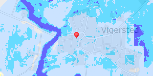 Grundvandsdybder på Vigersted Bygade 43