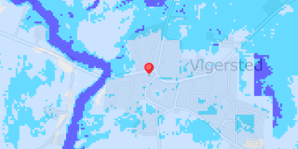 Grundvandsdybder på Vigersted Bygade 47